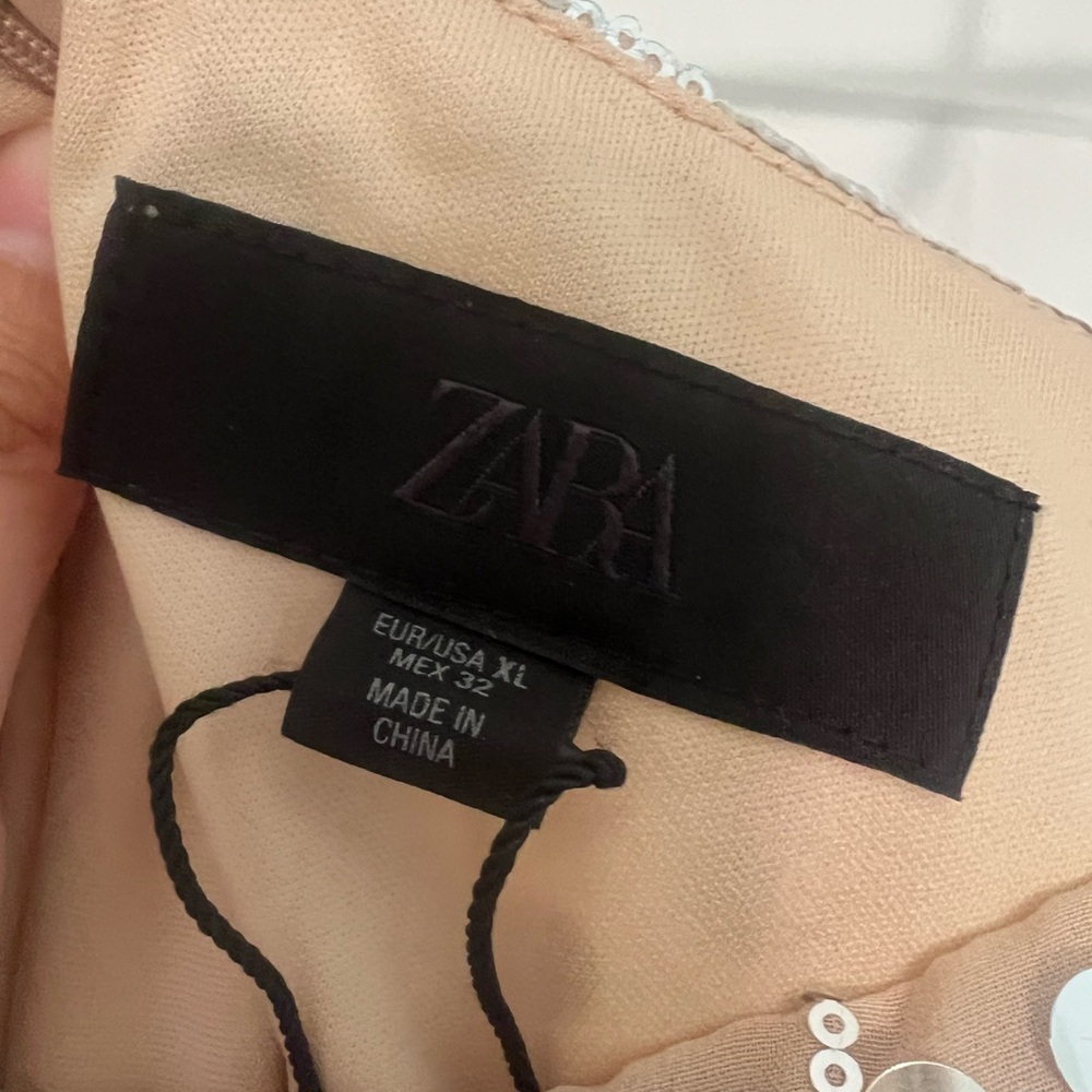 Zara Sequin Mini Dress NWOT - Picture 4 of 5